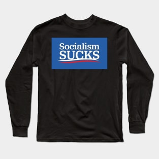 socialism sucks logo Long Sleeve T-Shirt